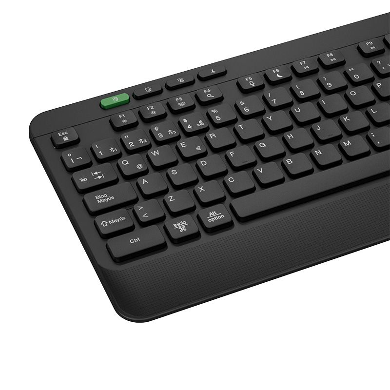 Teclado y Mouse Inalámbrico Klip Xtreme Encourage USB Negro Español
