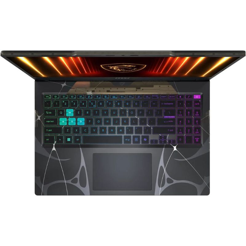 Laptop MSI Cyborg A15 15.6" AMD Ryzen 7 260 16GB RAM 512GB SSD NVIDIA GeForce RTX 5050 8GB W11 Home Negro Teclado Inglés