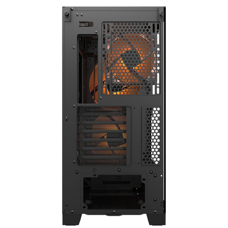 Case Gaming Cougar Airface Flo RGB Black Media Torre Negro (Sin Fuente)