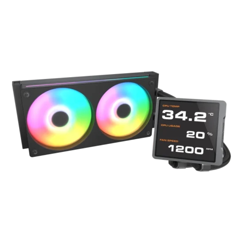 Enfriador Liquido 240mm Cougar Poseidon Vistek Pro ARGB 240 Negro