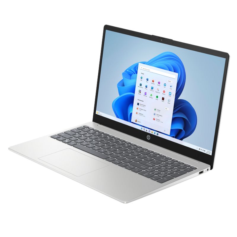 Laptop HP 15-fd2350la 15.6" Intel Core Ultra 5 225U 8GB RAM 512GB SSD Intel Graphics W11 Home Plateada Teclado Español