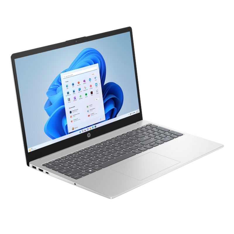 Laptop HP 15-fd2350la 15.6" Intel Core Ultra 5 225U 8GB RAM 512GB SSD Intel Graphics W11 Home Plateada Teclado Español