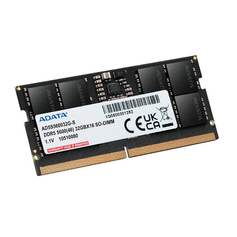 Memoria RAM ADATA DDR5 8 GB SODIMM 4800 MHz CL40