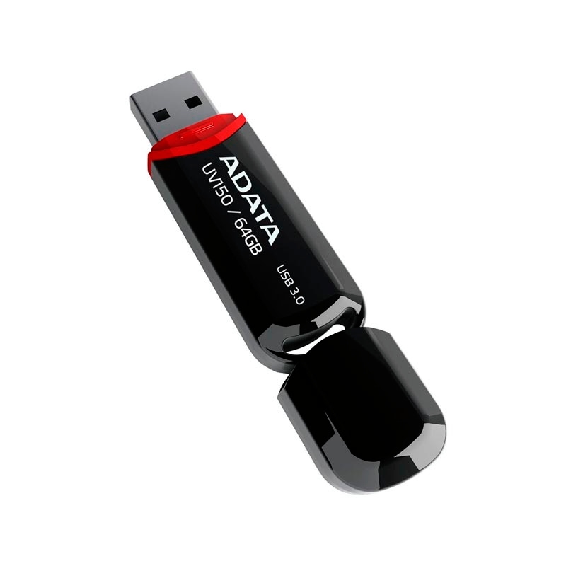 Memoria USB ADATA 64GB UV150 3.0 Negro