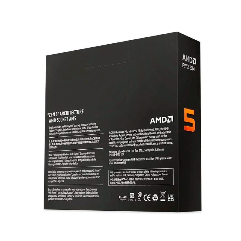 Procesador AMD Ryzen 5 9600X 3.9GHz Socket AM5