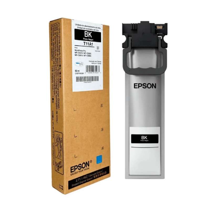 Bolsa de Tinta Epson WorkForce WF C5210/90, C5710/90 Cian 38 ml