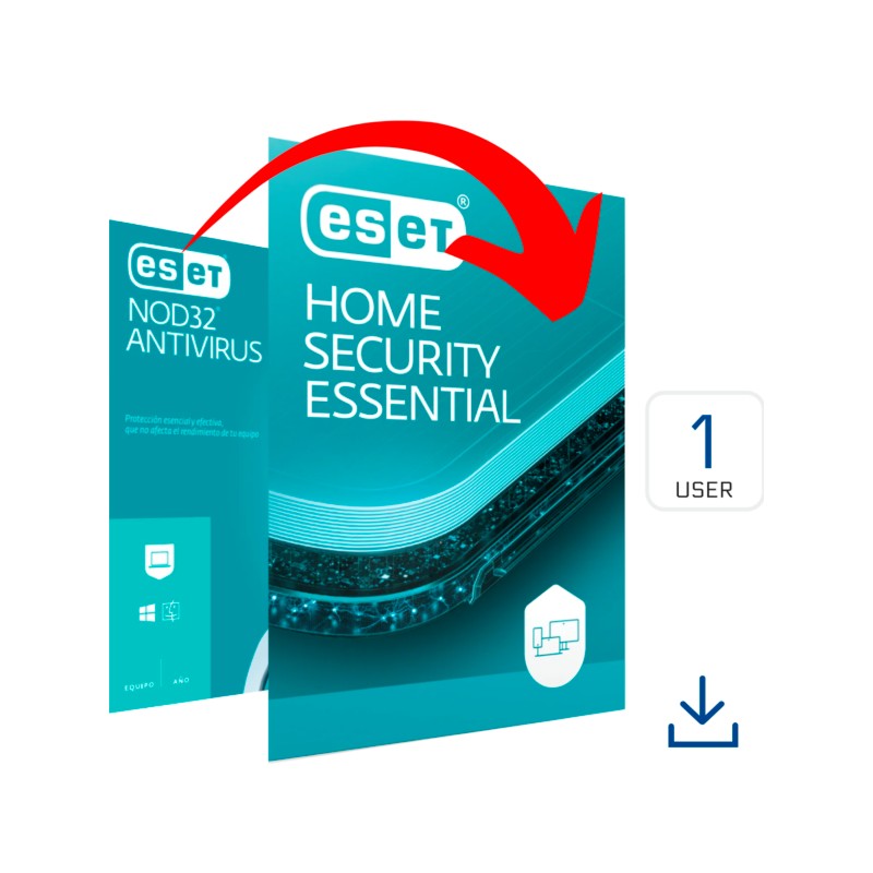 Licencia ESET Home Security Essential 1 Dispositivo 1 Año Maestro Estudiante ESD ***DIGITAL***