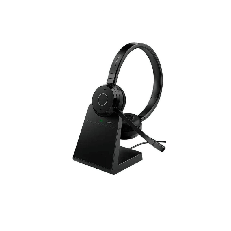 Audifonos tipo Headset Jabra Evolve 65 TE Bluetooth USB-C con Micrófono Negro