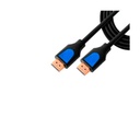 Cable HDMI 2.0 4K Unno Tekno CB4226BL 1.8 Metros Macho-Macho Negro
