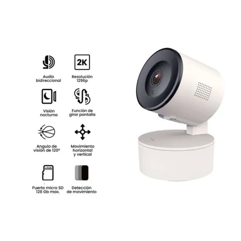 Cámara Inteligente VTA+ Orbit 2 Interior Con Movimiento 2K
