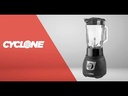 Licuadora Black+Decker Cyclone 2 Velocidades Jarra de vidrio 1,5 Lt negro