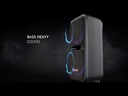Bocina Bluetooth Dolphin SP-2120RBT Party Speaker Dual 12” 3600W Negro