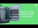 Mochila HP Travel Expandible 15.6" Gris