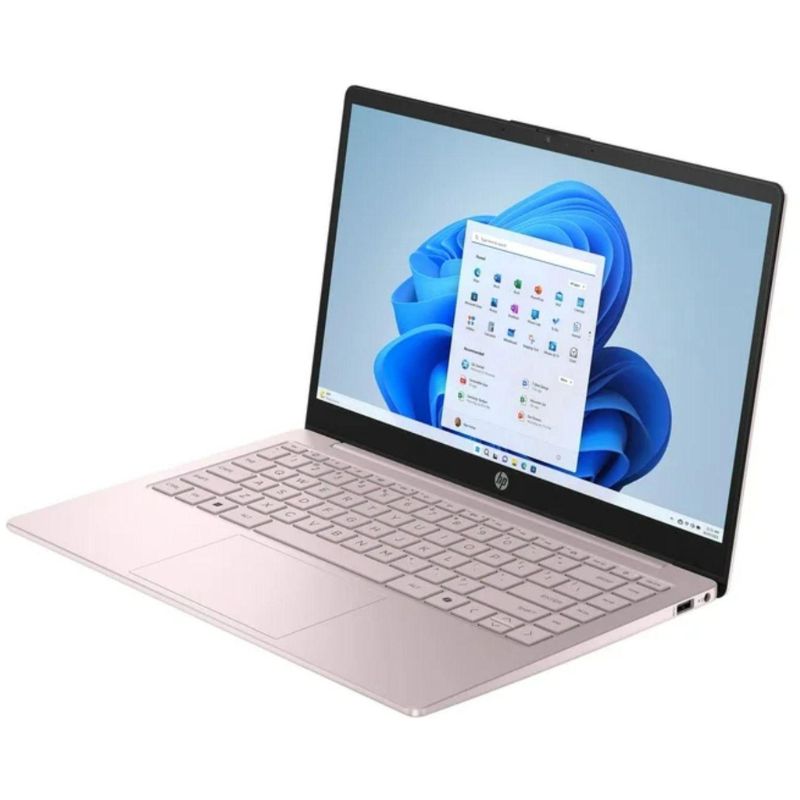 Laptop HP 14-ep2011wm 14" Intel N150 4GB RAM 128GB SSD Intel UHD Graphics W11 Home Rosa Teclado Inglés