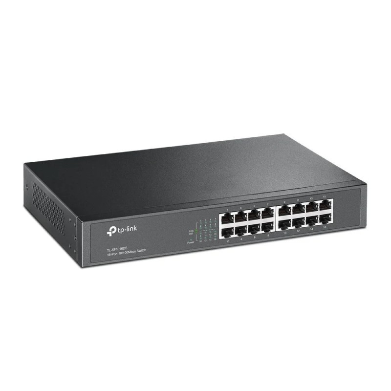 Switch TP-Link TL-SF1016DS 16 Puertos 10/100Mbps No Administrable Rackmount