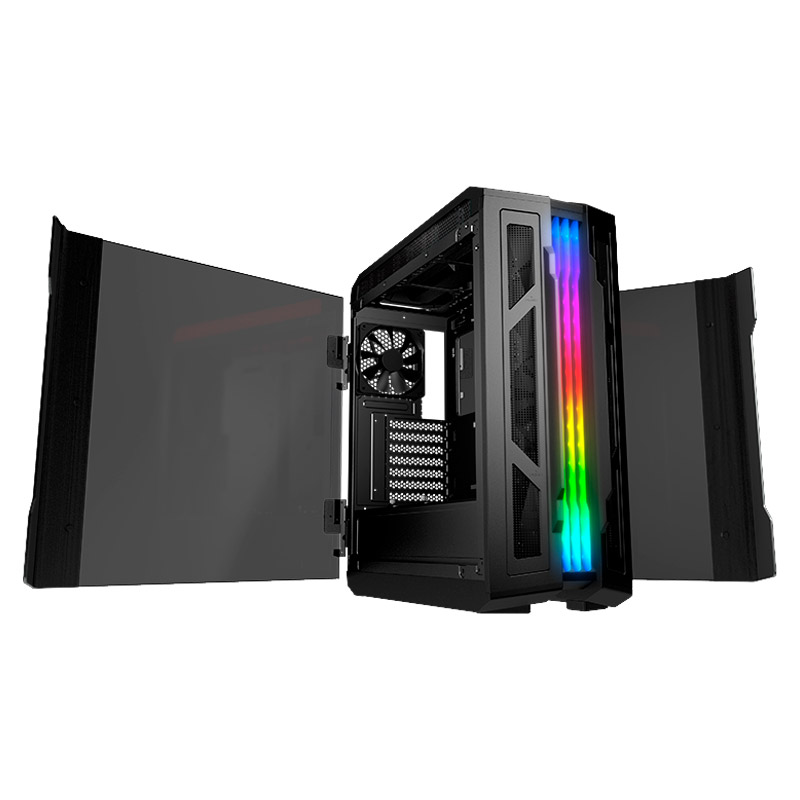 Case Gaming Cougar GEMINI T PRO Negro Vidrio Templado Media Torre ATX (Sin Fuente)