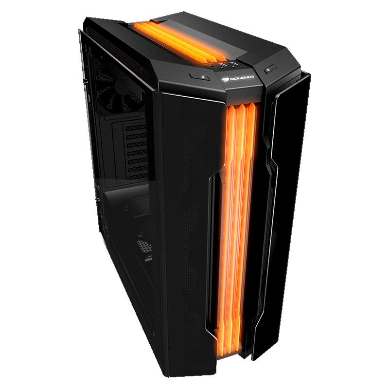 Case Gaming Cougar GEMINI T PRO Negro Vidrio Templado Media Torre ATX (Sin Fuente)