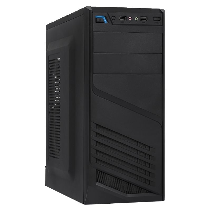 Case Xtech Media Torre XTQ-200 ATX con Fuente de Poder 600W Negro