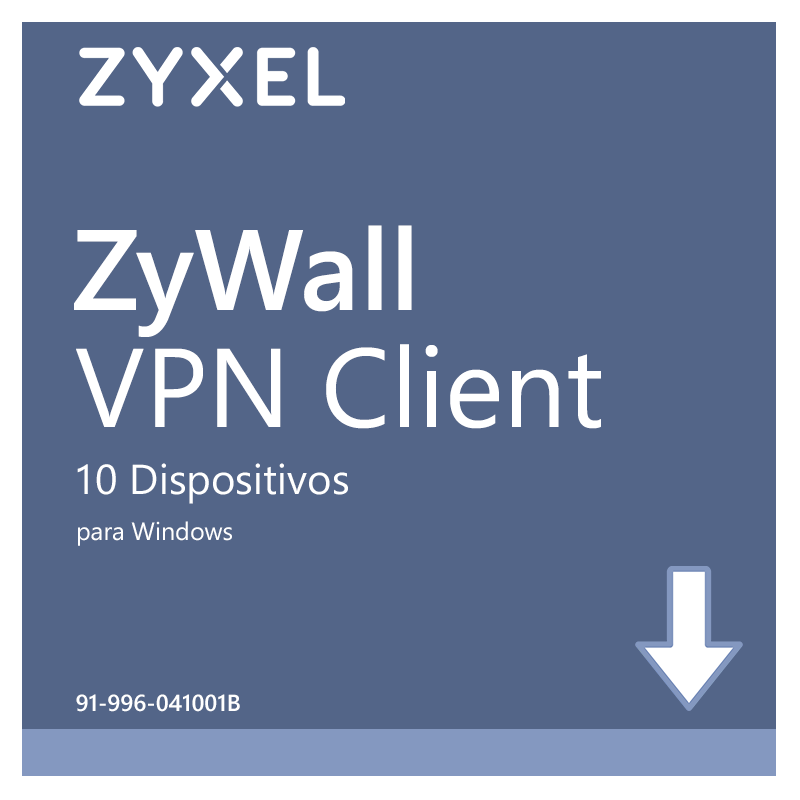 Licencia Zyxel ZyWALL IPSec VPN Client Para Windows - 10 Dispositivos