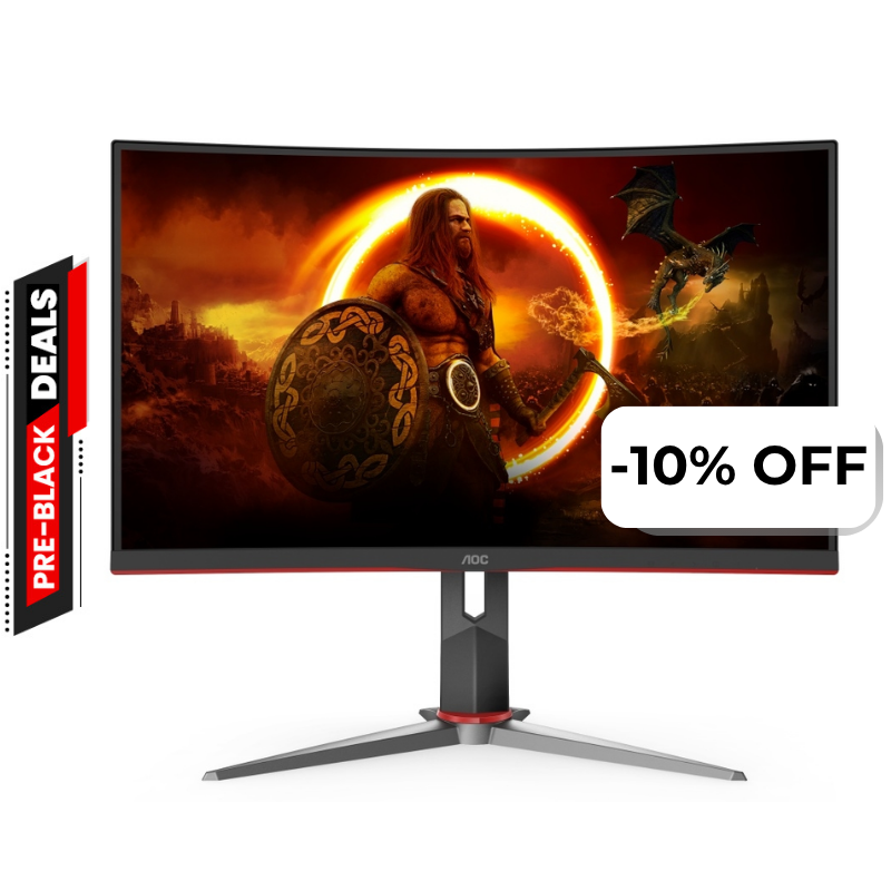 Monitor 27" AOC Curvo C27G2 FHD 1920x1080 VA 165Hz VGA HDMI DP