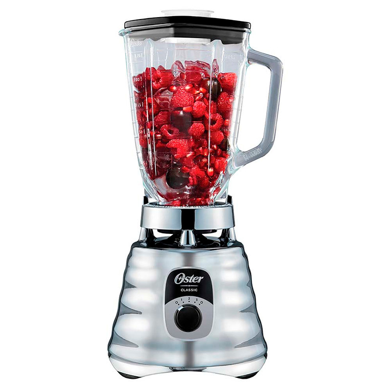 Licuadora Oster BLST4655 3 Velocidades Vaso Vidrio Cromada