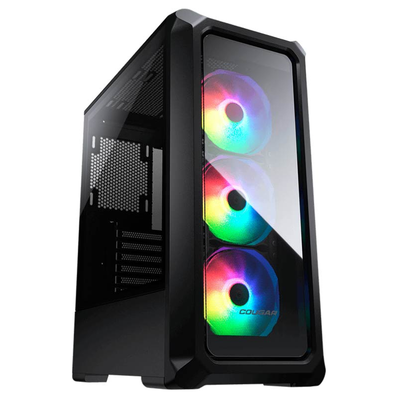 Case Gaming Cougar Archon 2 RGB Media Torre Vidrio Templado ATX Negro (Sin Fuente)