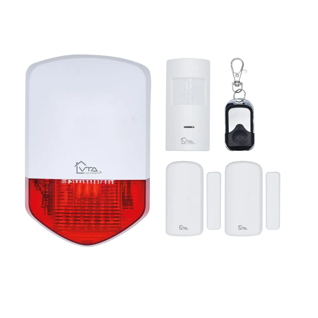 Set de Alarma VTA+ Rank con Sirena + 3 Sensores Smart Home Wi-Fi