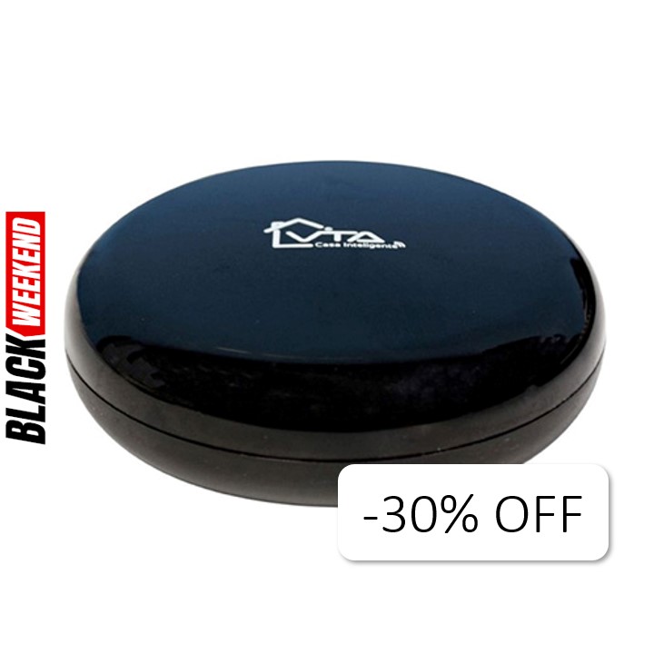 Control de Dispositivos VTA+ Infrarrojo Negro Smart Home Wi-Fi