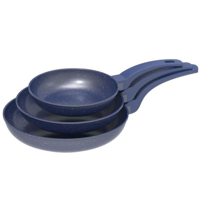 Juego de Sartenes Picca 3 Piezas Da Vinci Azul