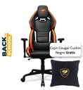 Silla Gaming Cougar HotRod Negro Naranja