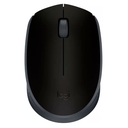 Mouse Inalámbrico Logitech M170 Óptico 1000DPI Negro con Gris