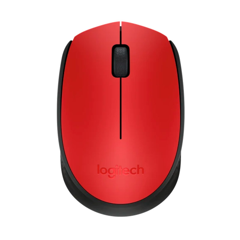 Mouse Inalámbrico Logitech M170 Óptico 1000DPI Rojo