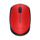 Mouse Inalámbrico Logitech M170 Óptico 1000DPI Rojo