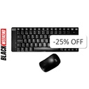 Teclado y Mouse Inalámbrico Agiler AGI-9895 Negro Español
