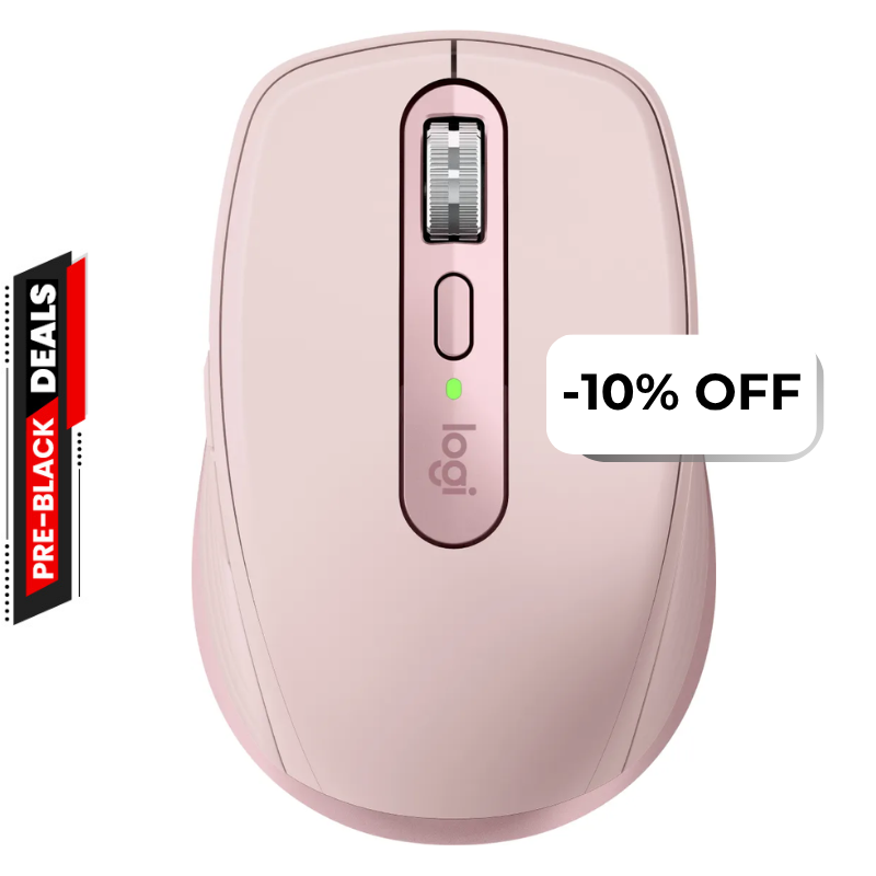 Mouse Inalámbrico Bluetooth Logitech Mx Anywhere 3S Darkfield 8000DPI Rosado