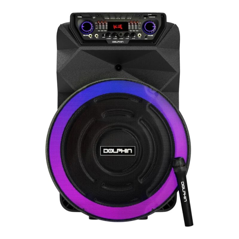 Bocina Bluetooth Dolphin SP-18RBT Party Speaker 18" 4500W Negro