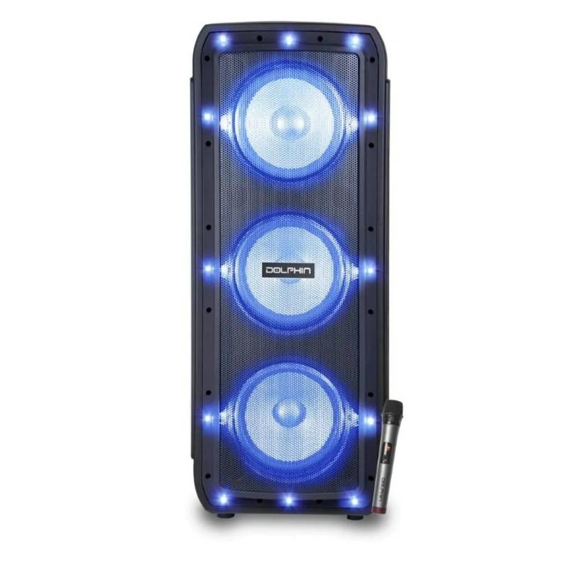 Bocina Bluetooth Dolphin SP-310RBT Triple 10" 100W Negro
