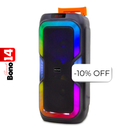 Bocina Dolphin SP-1060RBT Party Speaker Dual 10" Bluetooth 3100W Negro