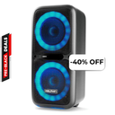 Bocina Bluetooth Dolphin SP-2120RBT Party Speaker Dual 12” 3600W Negro