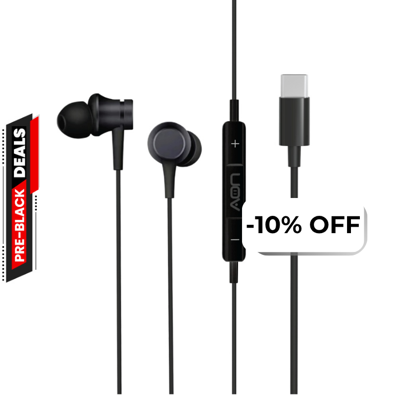 Audífonos In-ear AON Boom Buds USB-C con Micrófono Negro