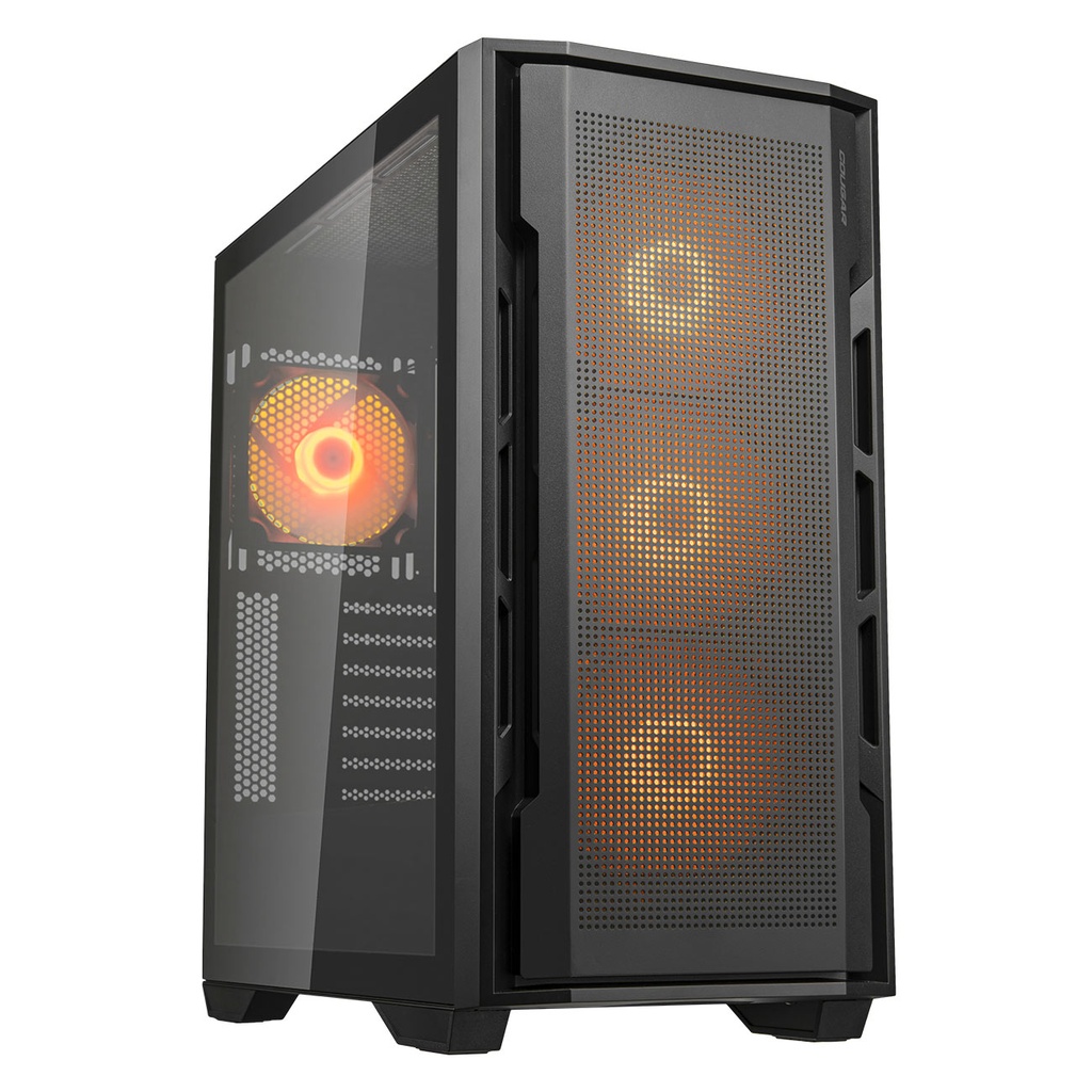 Case Gaming Cougar Uniface RGB Media Torre Vidrio Templado ATX Negro (Sin Fuente)