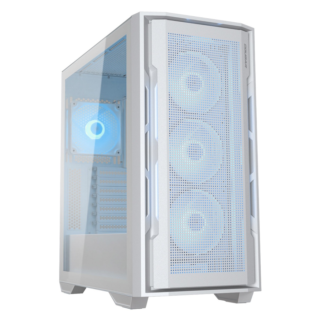 Case Gaming Cougar Uniface RGB Media Torre Vidrio Templado ATX Blanco (Sin Fuente)