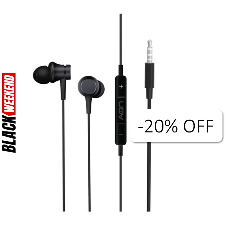 Audífonos In-ear AON Boom Buds 3.5mm Negro