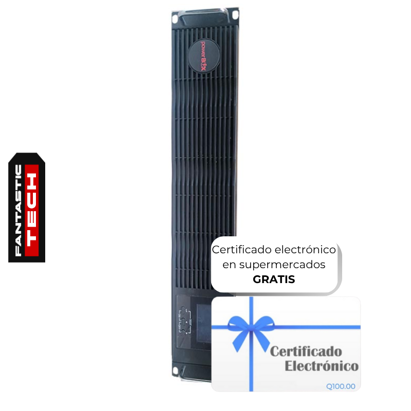 UPS PowerBox PB902RT 100% en linea Doble Conversión 2KVA / 2kW
