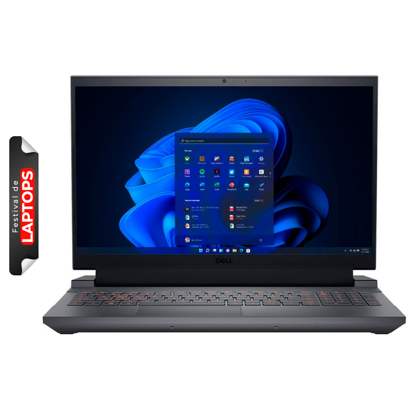 Laptop Dell G15 G5530 15.6" i7-13650HX 16GB RAM 1TB SSD RTX 4060 8GB W11 Gris Oscuro Teclado Ingles