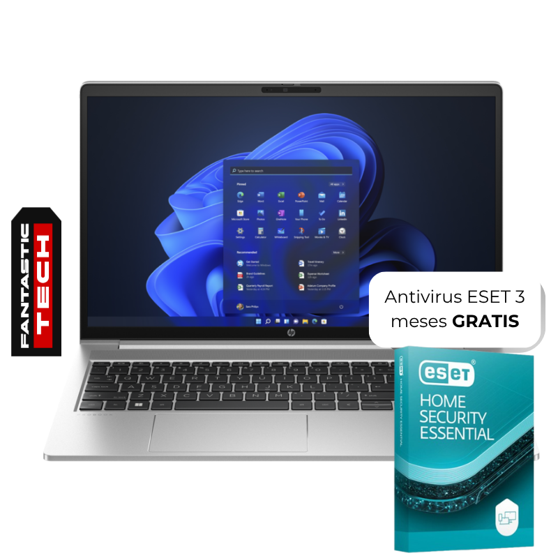 Laptop HP ProBook 460 G11 16" Ultra Core 7 155U 16GB RAM 512GB SSD W11 Pro Gris Claro Teclado Español