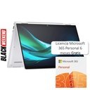 Laptop HP EliteBook x360 G11 14" Touchscreen Intel Core Ultra 7-155H 32GB RAM 1TB SSD W11 Pro Plateado Teclado Español