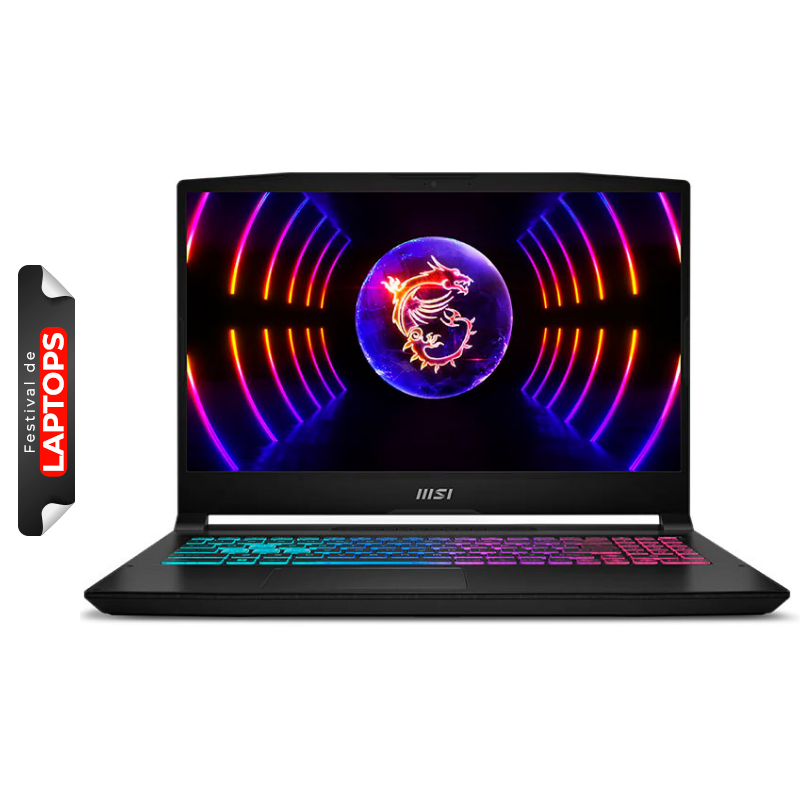 Laptop MSI KATANA 15 B13VEK-277US 15.6" i7-13620H 16GB RAM 1TB SSD RTX 4050 6GB Negro W11 Home Teclado Inglés