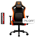 Silla Gaming Cougar Defensor Negro Naranja