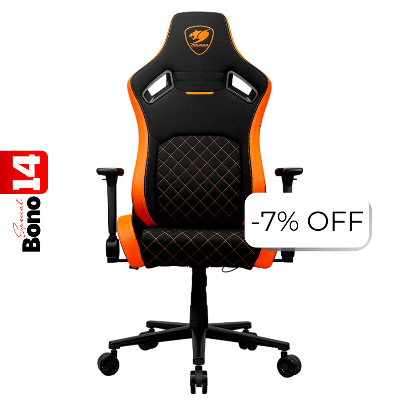 Silla Gaming Cougar Defensor F Negro Naranja